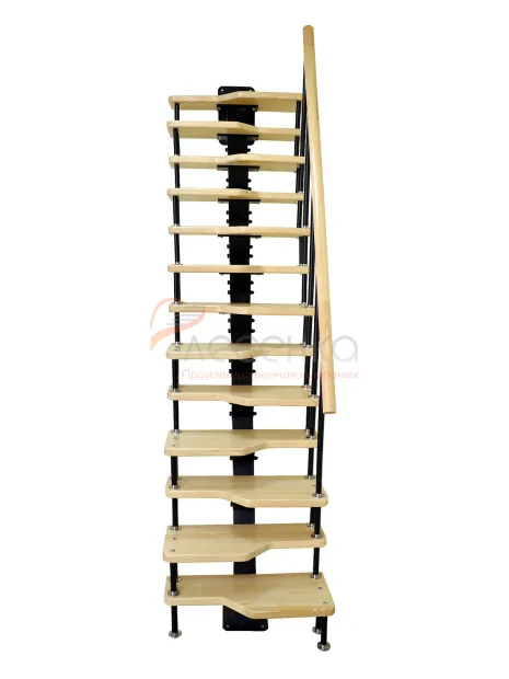 Лестница малогабаритная на монокосоуре «Гусиный шаг» - фото 2